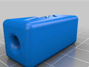Filament Cutter Zubehör Zubehörteil Winkel Jig ptfe Tube klein 3d print model - Mito3D