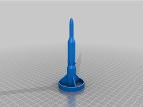 ringfin ii rocket model 3d print model - Mito3D