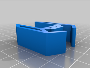 customized symmetric parametric shelf clip 3d print model - Mito3D