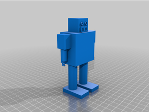 toy robot quick 3d print model - Mito3D