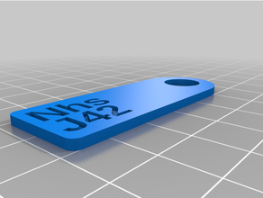 personnalisé Facile clé tagnhs5 3d print model - Mito3D