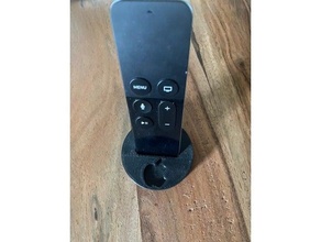 apple tv siri remote holder 3d print model - Mito3D