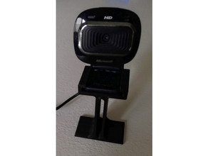 lifecam hd 3000 In piedi riser webcam 3d print model - Mito3D