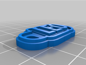 cleoustomized multiline tag keychain customized 3d print model - Mito3D