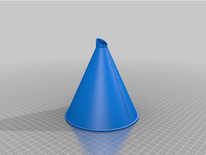 testmy customized parametric funnel 3d print model - Mito3D