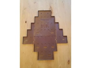 7 merveilles duel carte planche jeu plateau jeux société societe table 3d print model - Mito3D