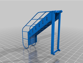 1 72 scale aviation staircase resin printers 3d print model - Mito3D