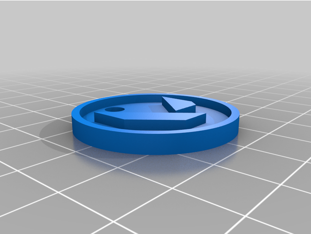 yiğit logo anahtar Zincir madeni para anahtarlık isyan oyunları oyun 3D print model - Mito3D
