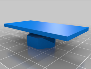 étape plate forme rideau attachement languette 3d print model - Mito3D