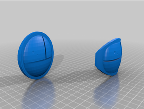 cara dune knee armor 3d print model - Mito3D