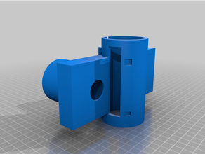 dog ball launcher motor mount 3d print model - Mito3D