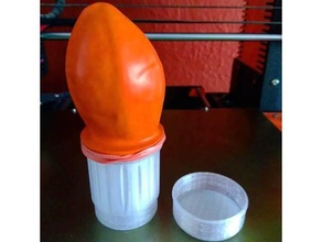 Ballon Schleuder v2 einfach drucken schnell Schleudern Tube 3d print model - Mito3D
