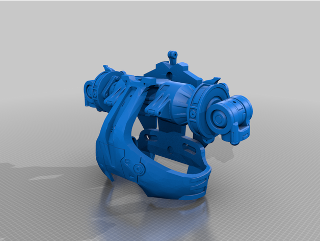 terminador espalda 3D print model - Mito3D