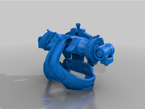 Exterminador Futuro ombros 3d print model - Mito3D