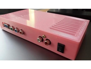 gbs 8200 giallo pulsante versione alloggi scart rca Audio gbs8200 gonberry 3d print model - Mito3D