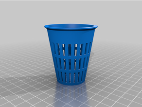 cunet potstomized parametric net pot cup hydroponics aeroponics fogponics customized 3d print model - Mito3D