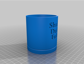 shuh duh fuh tazza bicchiere whisky 3d print model - Mito3D