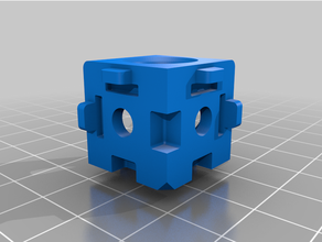 single corner 3 2020 tslot 3way joint 3d print model - Mito3D