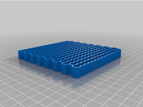 personnalisé hexadécimal bit organisateur 3d print model - Mito3D