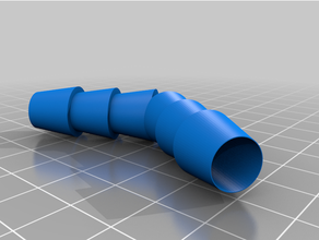 condenser2my customized pipe tube hose connector generator 3d print model - Mito3D