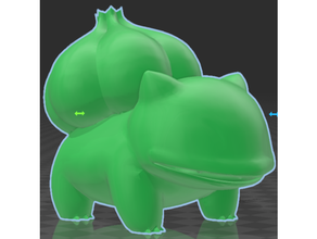 0001 bulbasauro Baulbasaur Pokémon figuras brinquedo 3d print model - Mito3D