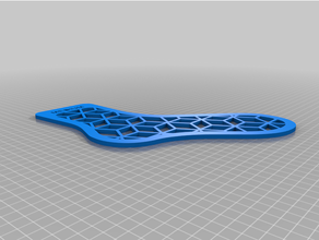 sock blocker - medium geometric pattern 3d print model - Mito3D