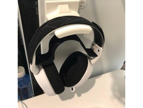 arctis 7 headphone mount duckbill headphones holder 3d print model - Mito3D