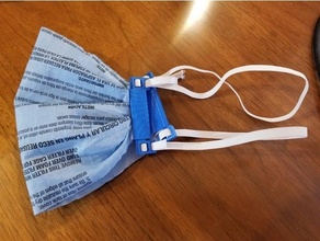 filtre masque adaptable respiration tissu confortable covid 19 covid19facemask covidmask flanelle papier respirateur Facile 3d print model - Mito3D