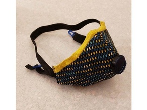 coronavirus mask exhalation valve pattern covd-19 facemask air cloth face covd19 dust filter 3d print model - Mito3D