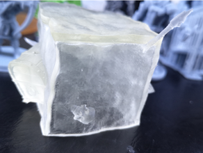 gelatinoso cubo negro pudín dnd mazmorras dragones rezumar pionero mesa 3d print model - Mito3D