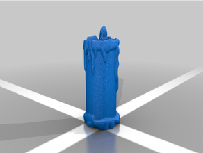 28mm bougie 3d print model - Mito3D