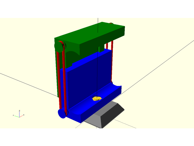 tripé adaptador telefones comprimidos 3D print model - Mito3D