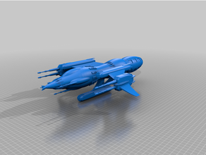 Drazi savaş kuşu Babylon 5 babylon5 minyatür gemi 3d print model - Mito3D