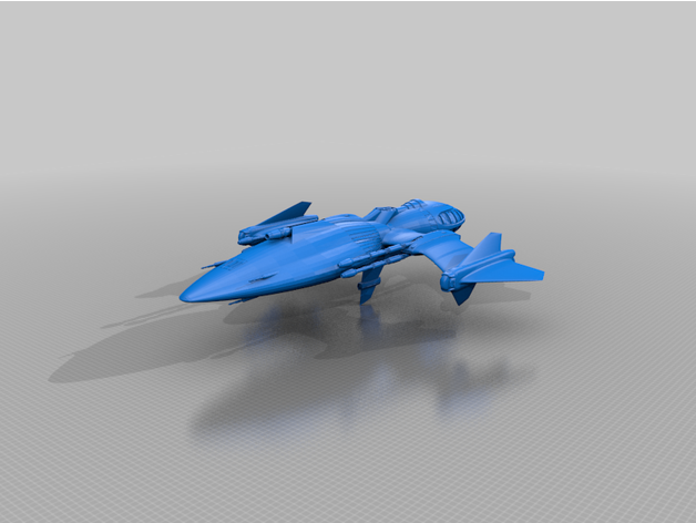 drazi stormfalcon babylon 5 babylon5 ship spaceship 3D print model - Mito3D