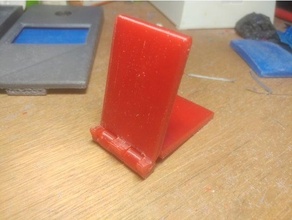 flip phone stand smartphone holder 3d print model - Mito3D