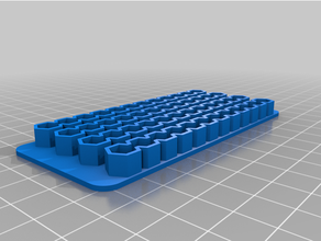 custombart1ized parametrico semplice bitholder v2 personalizzato 3d print model - Mito3D