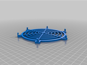 grille pour hotte avec insert roblin 3d print model - Mito3D