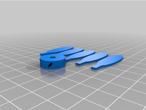 mybladecustomized parametric fan 3d print model - Mito3D