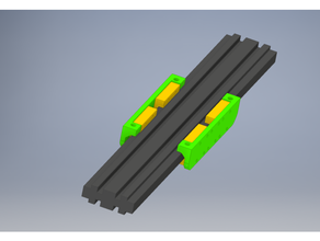 mgn12 doğrusal Demiryolu adaptör cr10 mini eksen y axis 3d print model - Mito3D