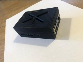 frambuesa 4 caja geeekpi4 enfriamiento ventilador geeekpi pi caso funda 3d print model - Mito3D