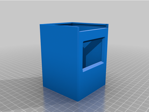 edh janela deckbox comandante coberta caixa suporte mtg 3d print model - Mito3D