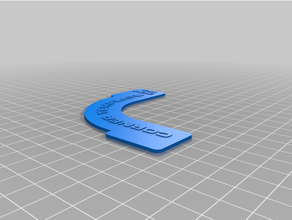 vekstan visor corner template 3d print model - Mito3D