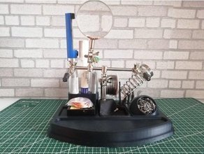 functional soldering stand 3d print model - Mito3D