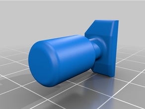 martillo clavija remodelado nerf 3d print model - Mito3D