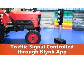 traffic signal control blynk app android 3d print model - Mito3D