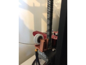 ender 3 filament guide pulley mod 3d print model - Mito3D
