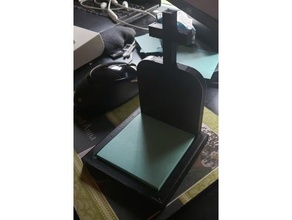 poly tombstone post-it note holder 3d print model - Mito3D