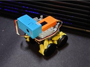 m5stickv titulaire soutien roverc mecanum mobile robot base compatible m5stickc m5stack 3d print model - Mito3D