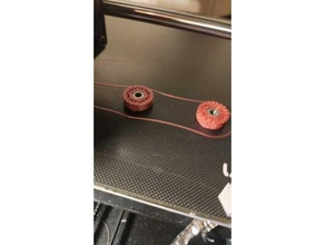 m4 thumb wheel nut insert long version 3d printer parts heatbed mount bolt reprap 3d print model - Mito3D