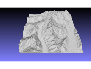 mt cook aoraki zealand mountain topography topographic map 3d print model - Mito3D